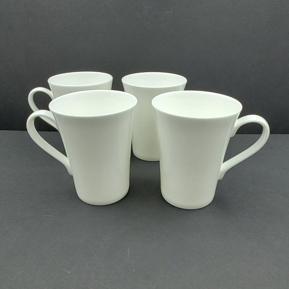 Mikasa Dining Mikasa Lausanne Bone China White Coffee Mugs Poshmark